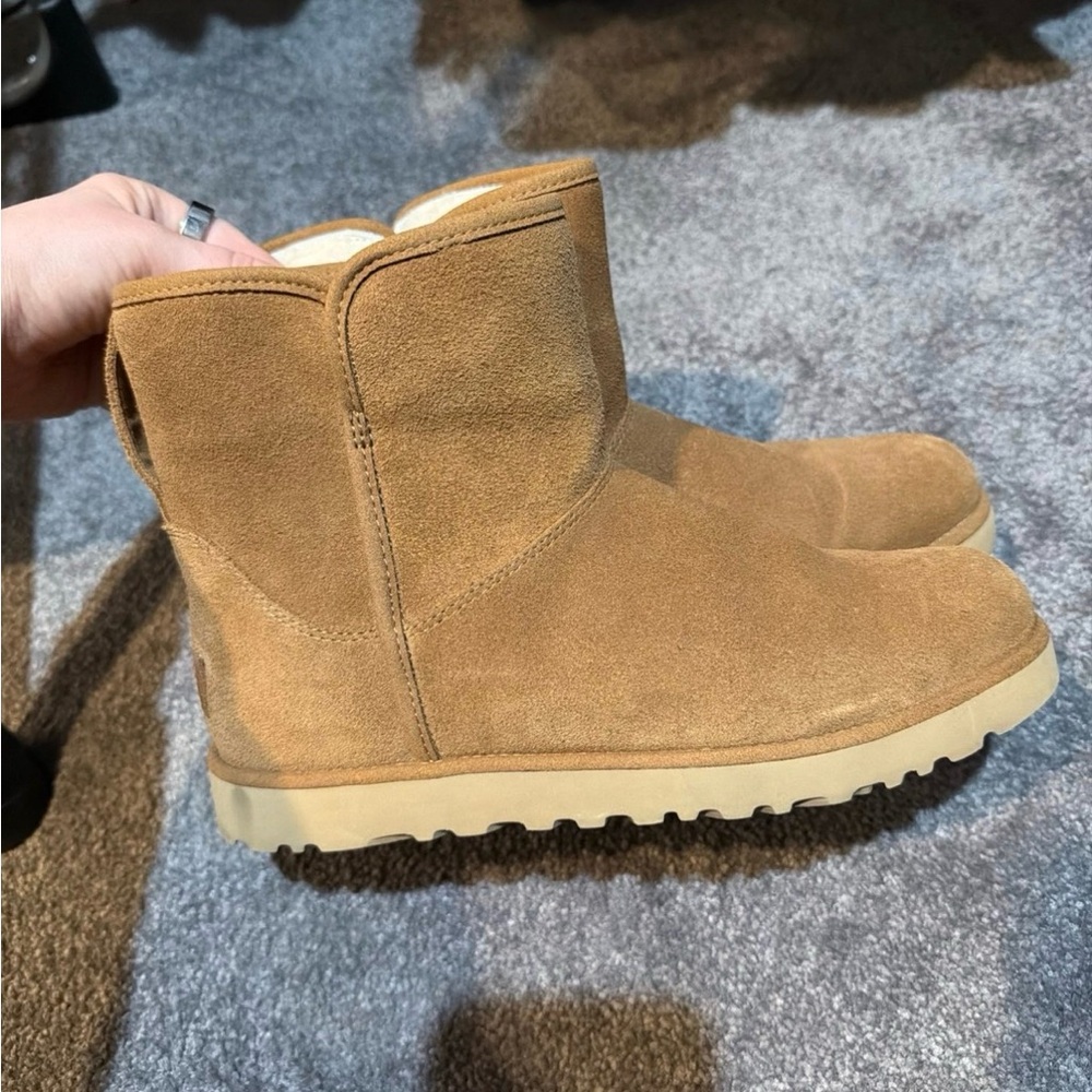 Ugg Tan Suede Ankle Boots
